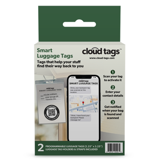 Cloud Tags - Luggage Tags (2 Pack)